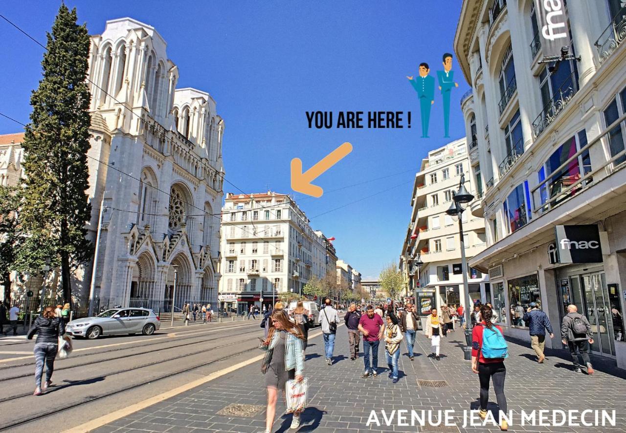 Nestor&Jeeves - Notre Dame - Hyper Center - Top Floor - 180 View Nizza Kültér fotó